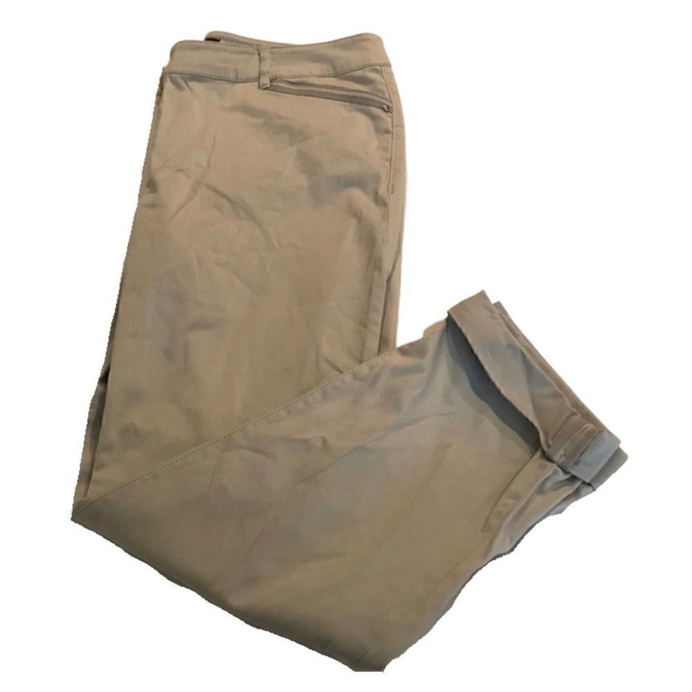 White House Black Market Slim Crop Pants Sz 6
